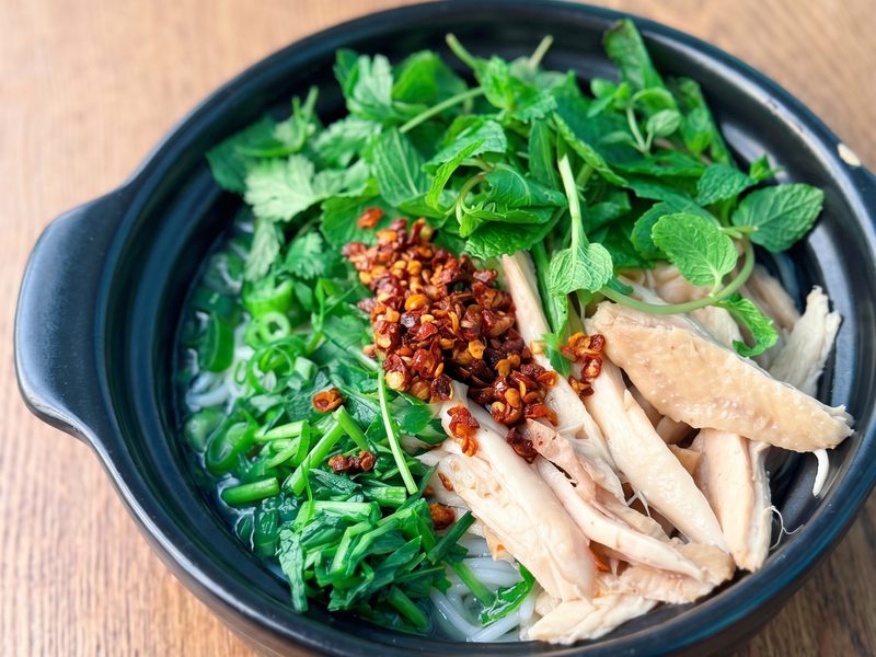 Chicken Soup Rice Noodles