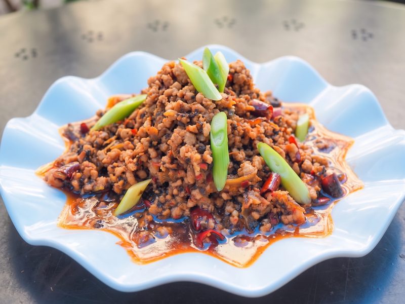 Stir-Fried Pork with Pickled Mustard Greens